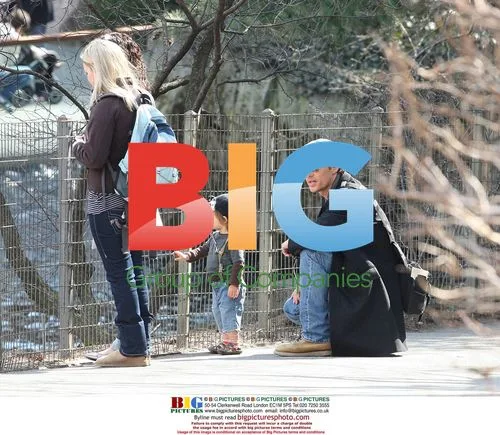 Matthew McConaughey with son at Central Park Zoo