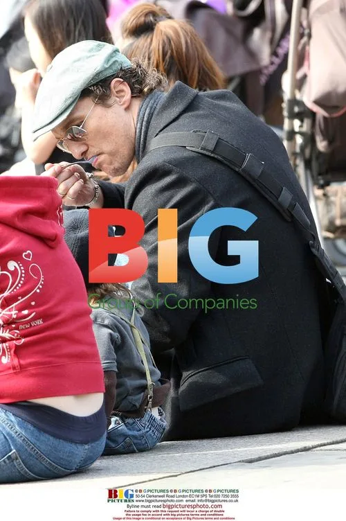 Matthew McConaughey and son at Central Park Zoo
