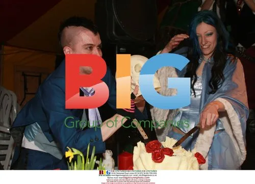 Pete Bennett and Cherry Gemma's Fancy Dress Wedding