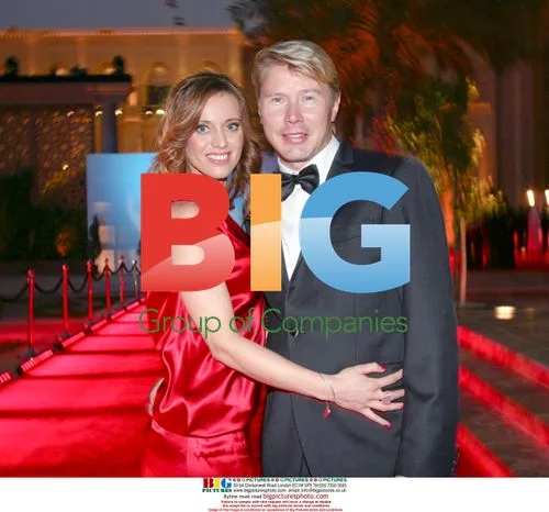 Mika Hakkinen and Marketa Krematova at Laureus World Sport Awards 2010