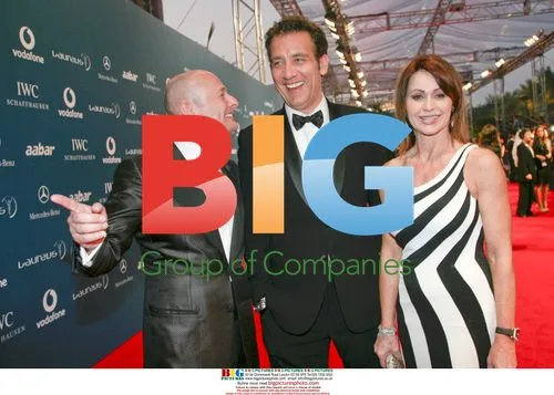 Georges Kern, Clive Owen, Nadia Comaneci at Laureus World Sport Awards 2010