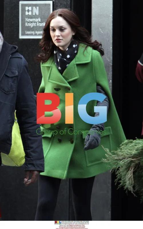 Leighton Meester on 'Gossip Girl' Set