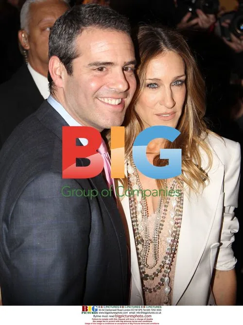 Andy Cohen and Sarah Jessica Parker at Bravo Upfront