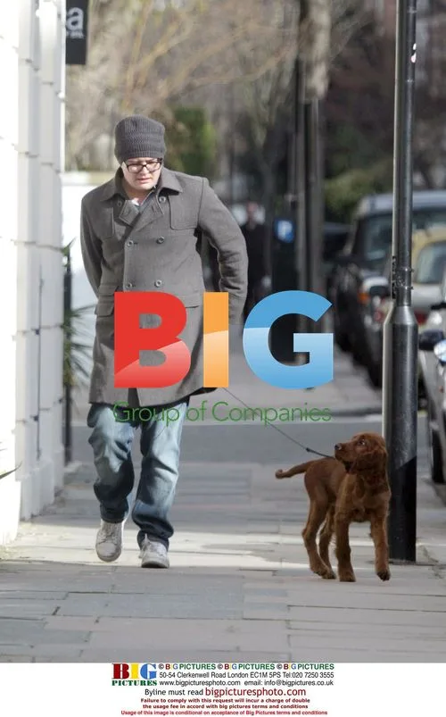 Alan Carr and His Dog