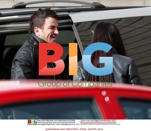 Peter Andre Greeted by Mystery Woman