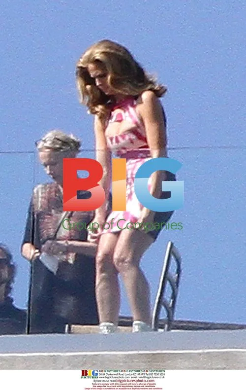 Heidi Klum Poses at Fashion Shoot