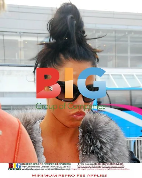 Katie Price Arrives in Dublin with Reported Cold Sore