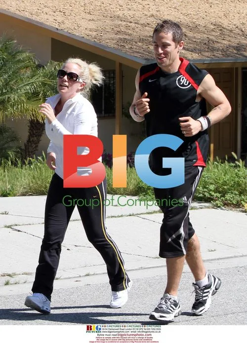 Kendra Baskett Jogging with Trainer