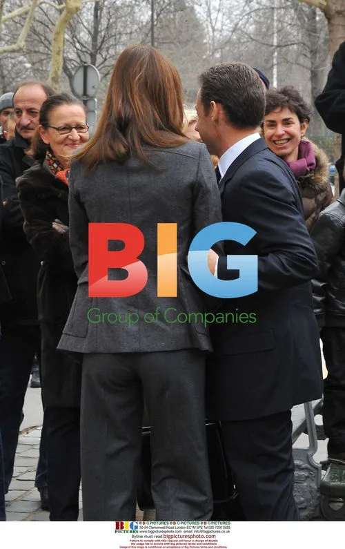 Nicolas Sarkozy and Carla Bruni Sarkozy Voting Together