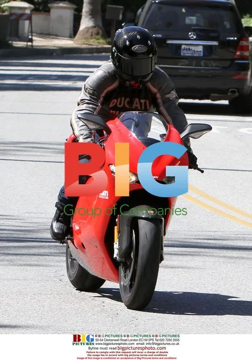 Tom Cruise on Ducati in Beverly Hills