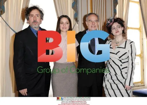 Marion Cotillard and Tim Burton Decorated