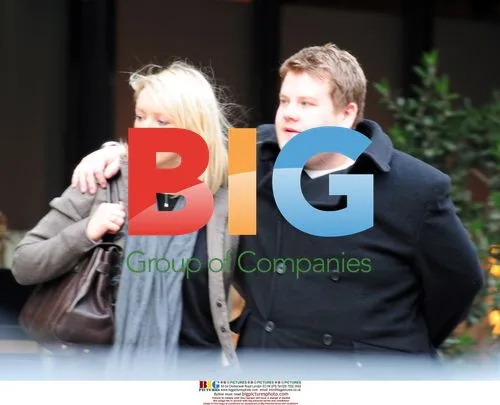 James Corden Shops at Porsche in London