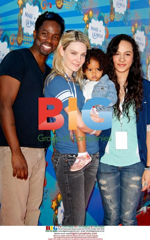 Harold Perrineau family at Make-A-Wish event