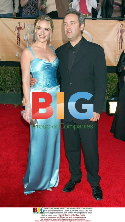 Kate Winslet and Sam Mendes at Screen Actors Guild Awards