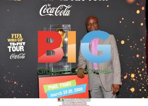 Roger Milla at FIFA World Cup Tour in Paris