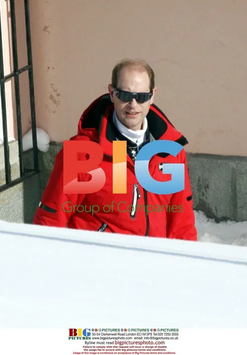 Prince Edward and Sophie on Swiss Ski Holiday