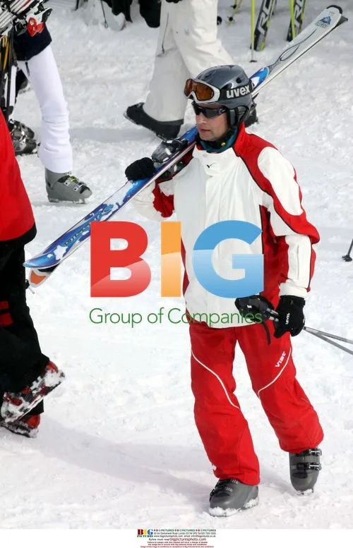 Prince Edward and Sophie on Swiss Ski Holiday