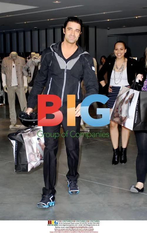 Gilles Marini at Armani Exchange Store Opening