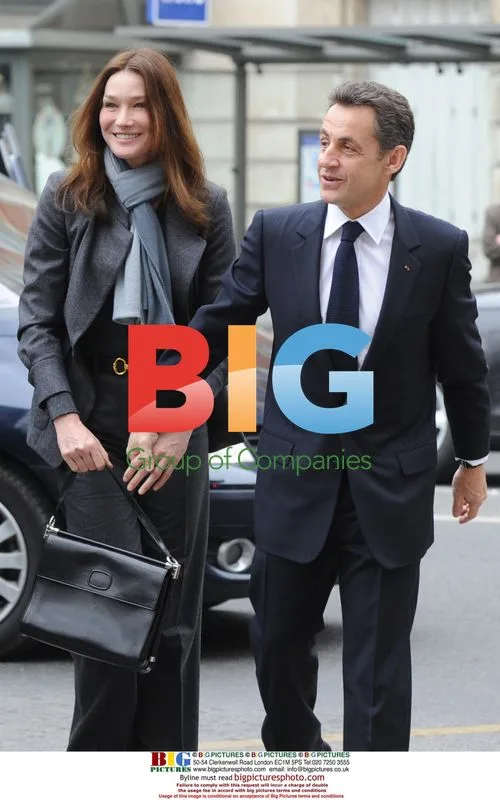 Carla Bruni and Nicolas Sarkozy Voting Together