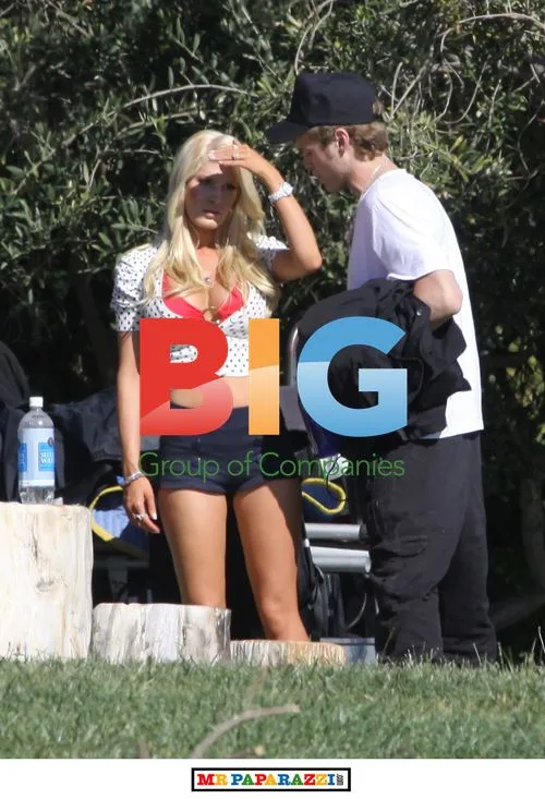 Heidi Montag Filming in Malibu