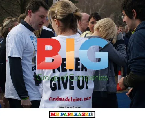 Kate and Gerry McCann at Miles For Missing People Run