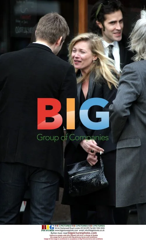 Kate Moss after Jesse Hanbury funeral