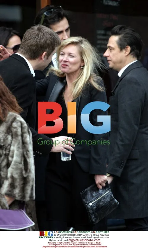 Kate Moss at Funeral