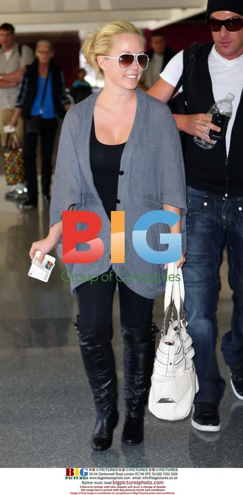 Kendra Wilkinson Departs LAX