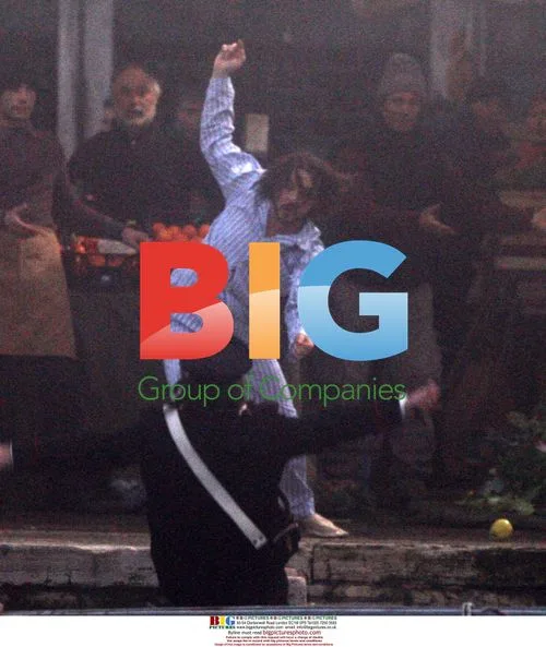 Johnny Depp on set of 'The Tourist'