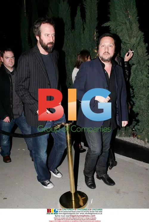 Tom Green and Rob Schneider Leaving Nightclub