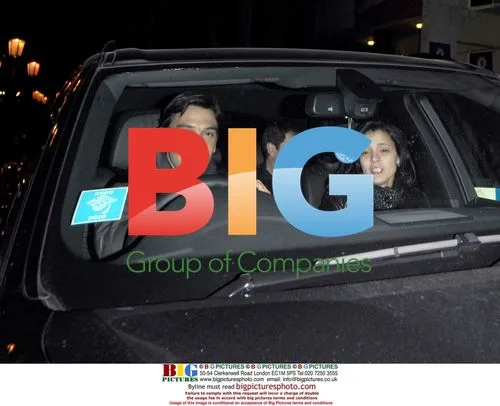 Chelsea players and wags leaving Stamford Bridge