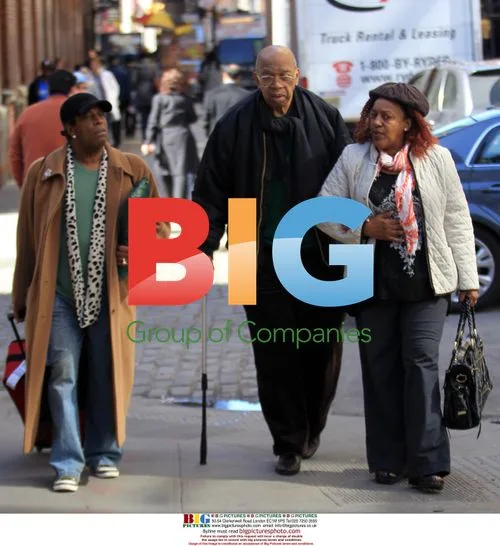 Geoffrey Holder and CCH Pounder in Soho, NYC