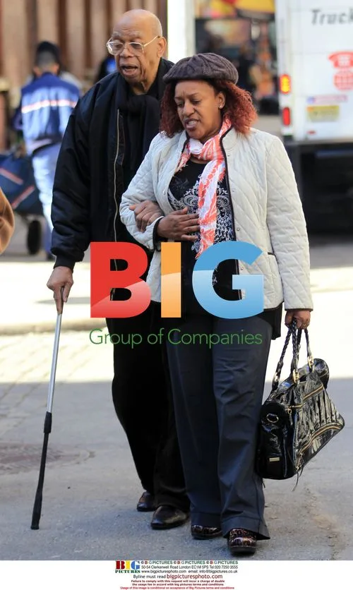 Geoffrey Holder and CCH Pounder in Soho, NYC