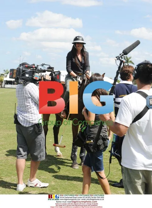 Kardashians Attend Polo Lesson