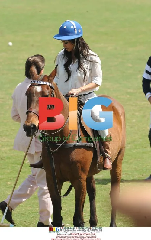 Kourtney, Scott, and Mason Take Polo Lesson