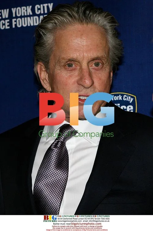 Sharon Stone and Michael Douglas at NYPD Gala