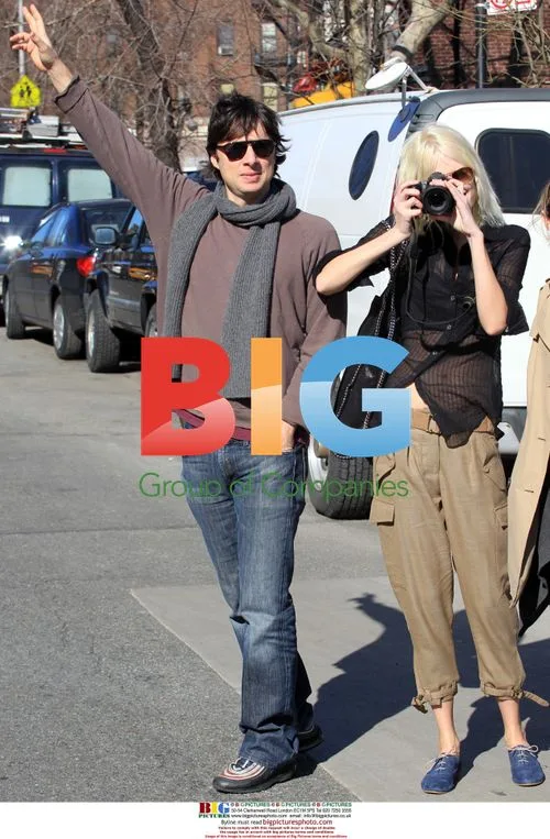 Zach Braff and Taylor Bagley Lunch in NYC