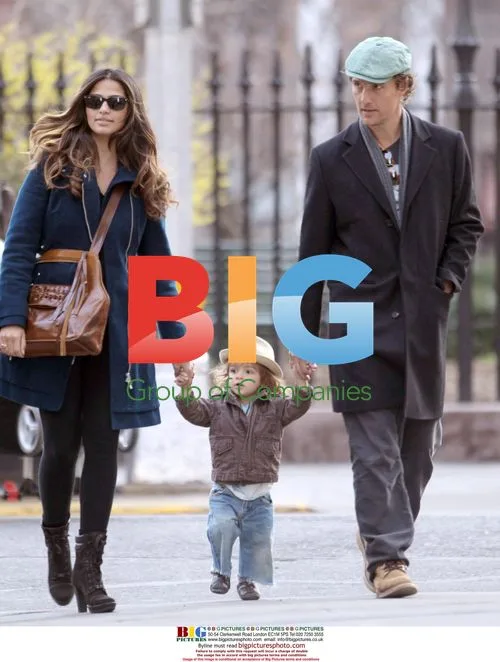 Matthew McConaughey and Family in Park