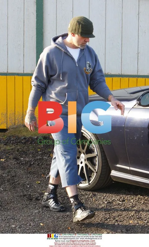 Jesse James Dropping Kids Off at School