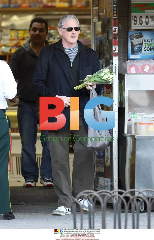 Victor Garber buying flowers in NYC