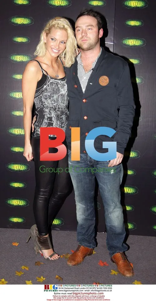 Sarah Harding and Tom Crane at Alton Towers