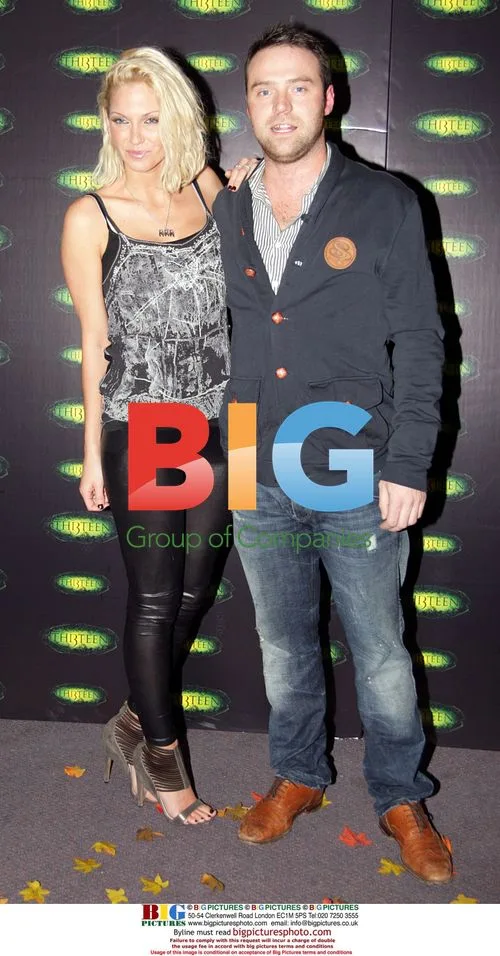 Sarah Harding and Tom Crane at Alton Towers