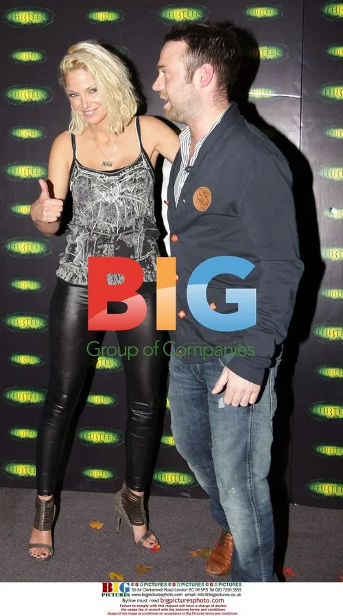 Sarah Harding and Tom Crane at Alton Towers
