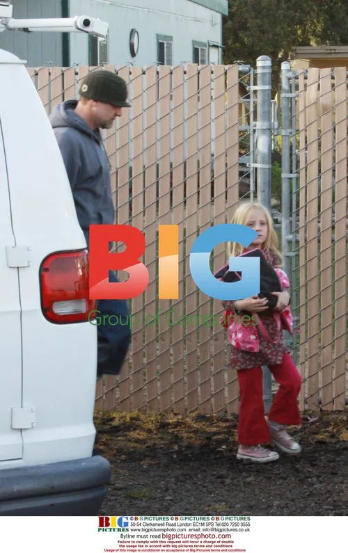 Jesse James picks up daughter Sunny