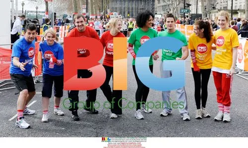 Sport Relief Mile Start in London