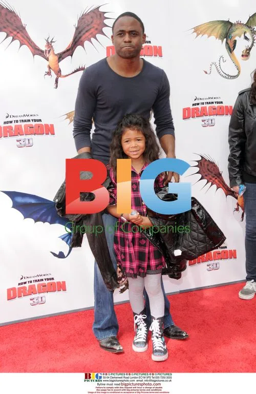 Wayne Brady and Daughter at Film Premiere
