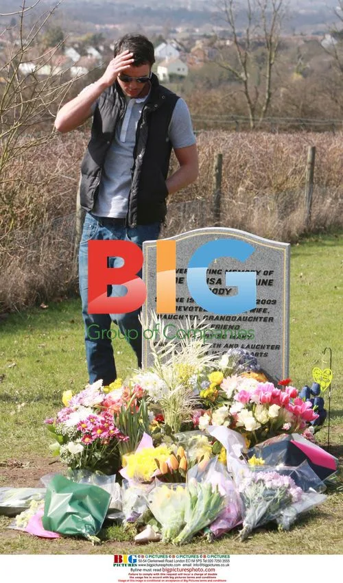 Jack Tweed visits Jade's grave