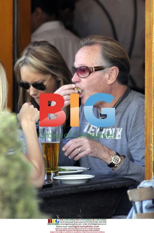 Peter Fonda and Portia Crockett Dining