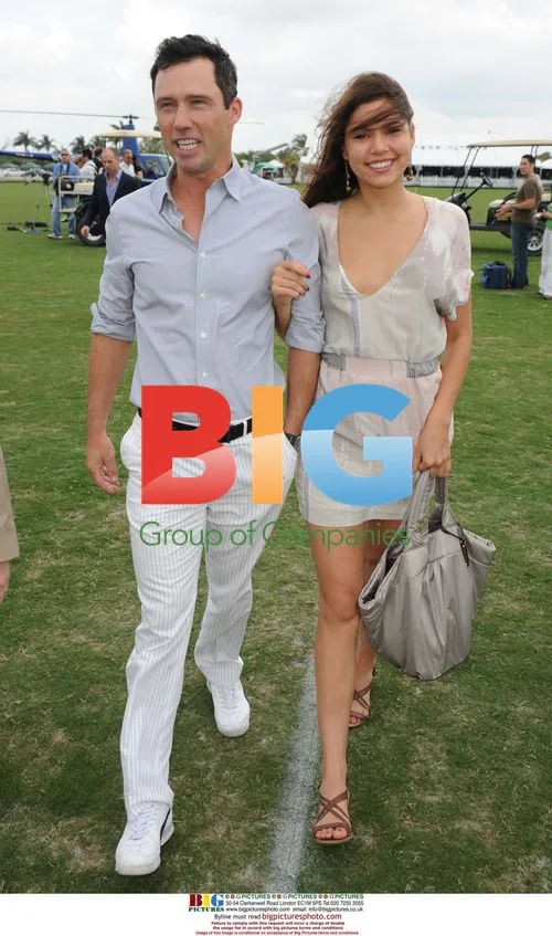 Michelle Woods and Jeffrey Donovan at Piaget Gold Cup