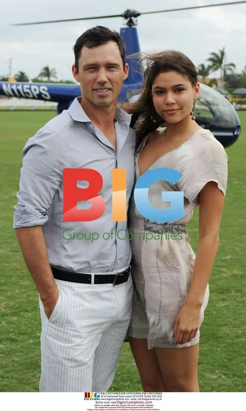 Michelle Woods and Jeffrey Donovan at Piaget Gold Cup